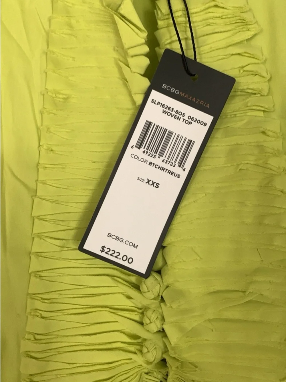 🆕💚BCBGMAXAZRIA Artistic Purple Layered Blouse💚 - Picture 6 of 8